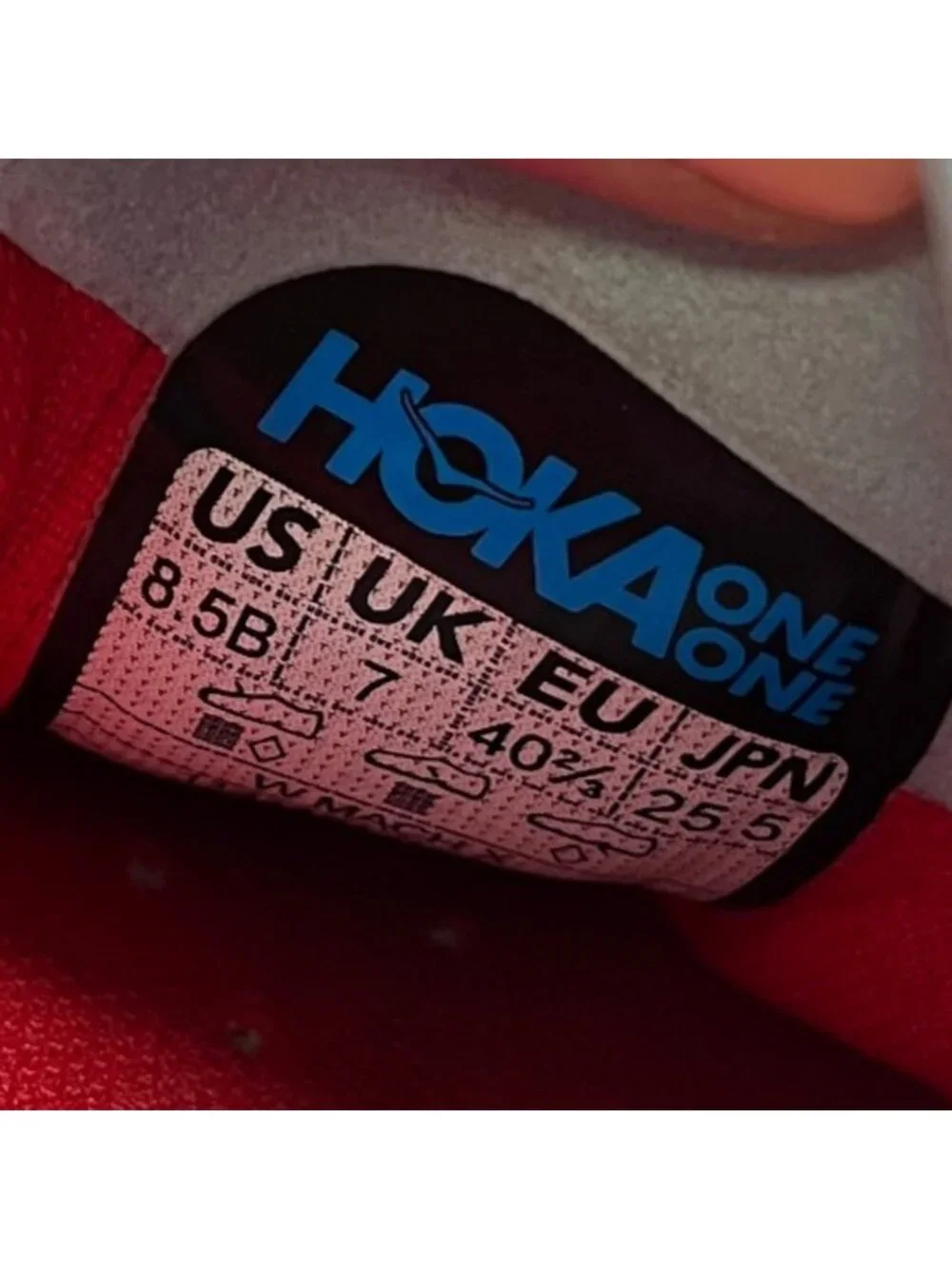 Hoka One One Mach X Cerise Cloudless Red Womens Size 8.5 Running Shoes Sneakers - Picture 11 of 12
